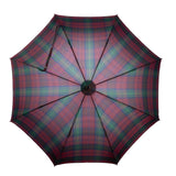 Tartan Polished Chestnut Storm Umbrella