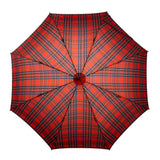 Tartan Polished Chestnut Storm Umbrella
